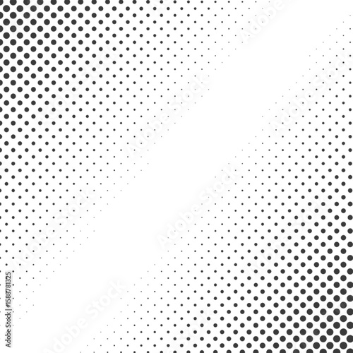 Halftone Dot Pattern with Gradient Effect