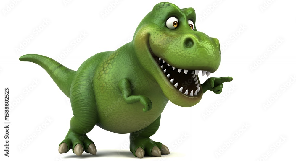 Fototapeta premium Cartoon dinosaur illustration