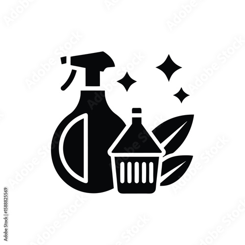 Disinfection Icon Set Featuring Virus Protection and Sanitization Tools