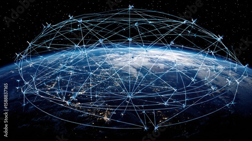 Global network of satellites