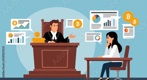 Judge Bitcoin Cryptocurrency Court Case Financial Analysis