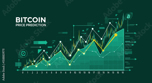 Bitcoin Price Prediction Chart Cryptocurrency Finance Growth