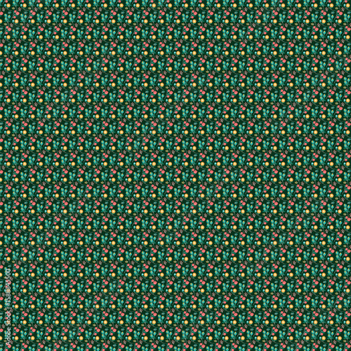 colorful seamless flower pattern vector illustration
