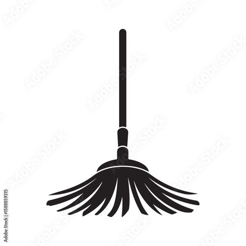 Traditional Mop Cleaning Tool for Household Hygiene Icon