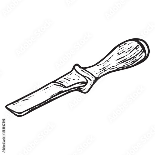 Precision Wood Chisel for Carving and Detailed Work