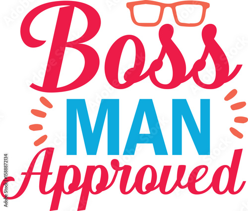 Bold Boss Day - Leader Appreciation Typography Vector Design