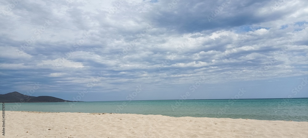 Fototapeta premium peaceful beach in Sardinia Italy
