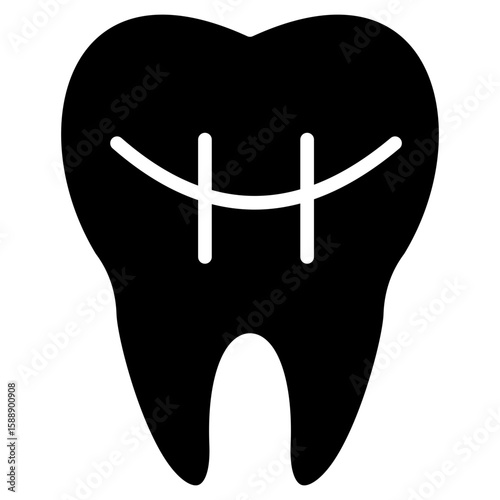 orthodontics  glyph icon