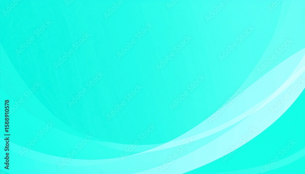 Obraz premium Abstract Turquoise Background with Gradient Effect and Light Overlay
