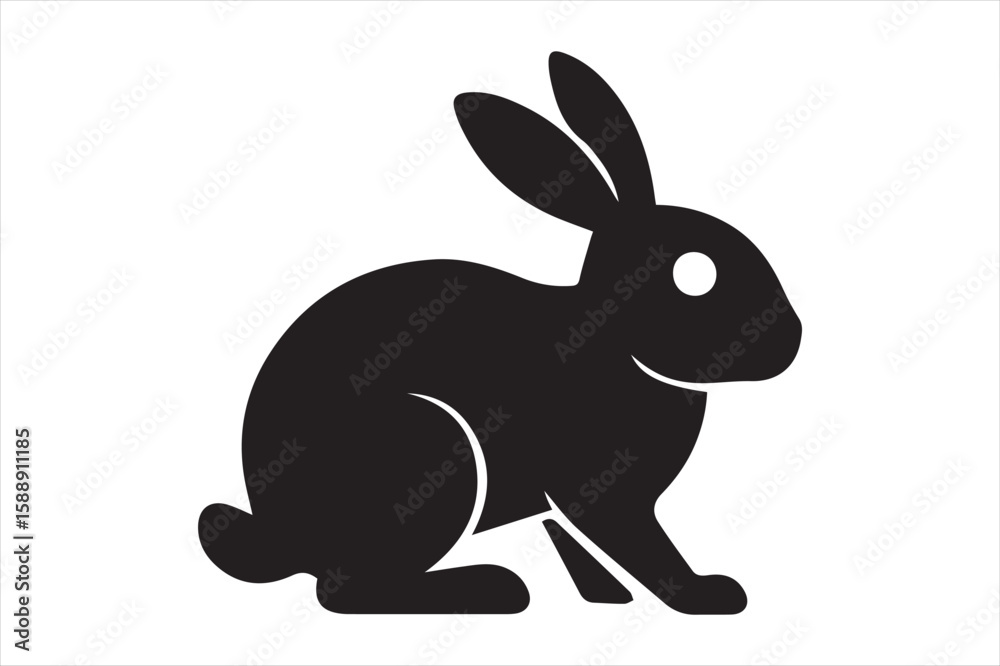 Obraz premium Rabbit Silhouette