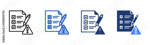 Preparedness icon set multiple style collection