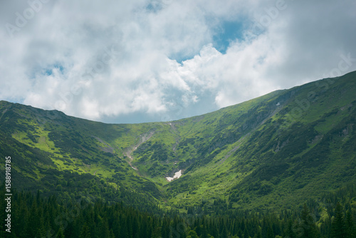 Amazing Landscape view of the Tatra Mountains, Zakopane