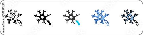 Neuron Icon Pack Multistyle Illustration