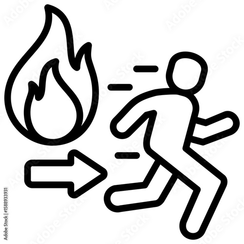 Fire Escape Icon