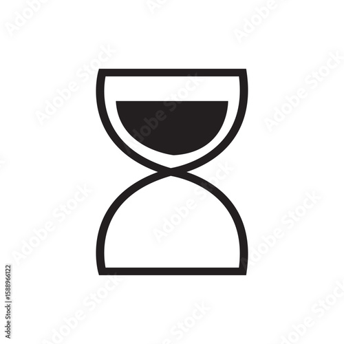 hourglass icon vector illustration