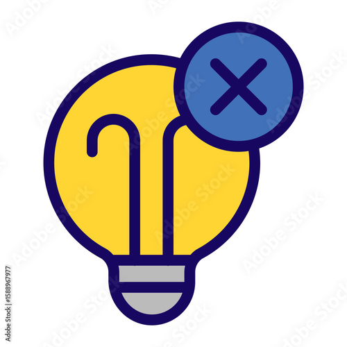 Power Outage outline flat