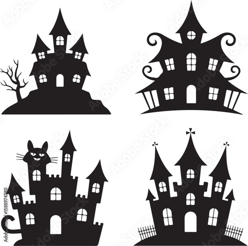 Wallpaper Mural Spooky Halloween Silhouette Vector

Haunted Halloween Night Illustration

Creepy Halloween Elements Design

Classic Halloween Icons Clipart

Trick-or-Treat Horror Theme Vector Torontodigital.ca