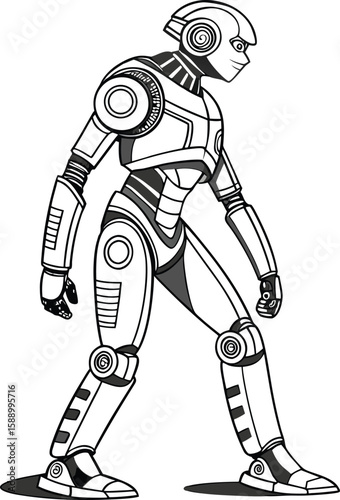robot vector illustration