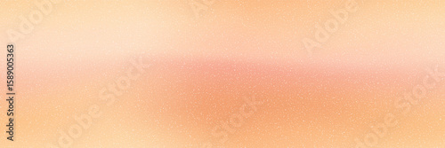Horizontal panoramic peach fuzz bg satin gradation and noise texture as a seamless pattern. Luxury soft gradient mesh background. Elegant pastel fabric. Wedding backdrop. Vector illustration