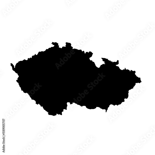vector map of Czech