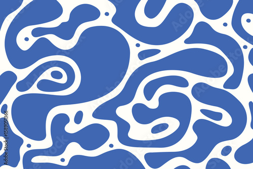 Groovy hippie 70s backgrounds. Waves, swirl, twirl pattern. Twisted and distorted vector texture in trendy retro psychedelic style.	