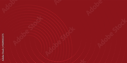 Collection of red concentric circles. Collection of radial sound wave or sonar rings. Pack of radar icon symbols, targets, dashed lines, halftones.vector illustration.modern.