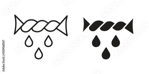 Squeeze icon for web designs. editable pictogram.