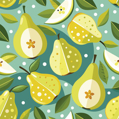 Acrylglasbilder Küchenmuster Künstlerisches Früchtemuster im Flat Design  © tools