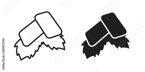 Mint gum icon for web designs. editable pictogram.