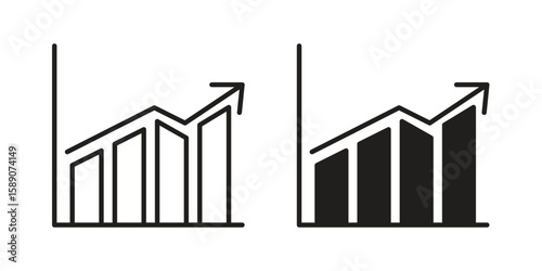 Marketing strategy icon for web designs. editable pictogram.
