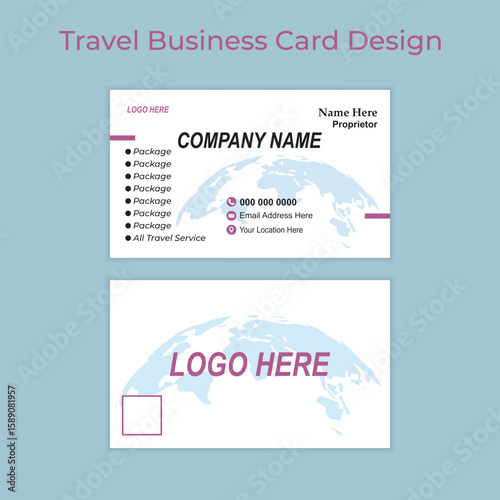 Travel Business Card Design