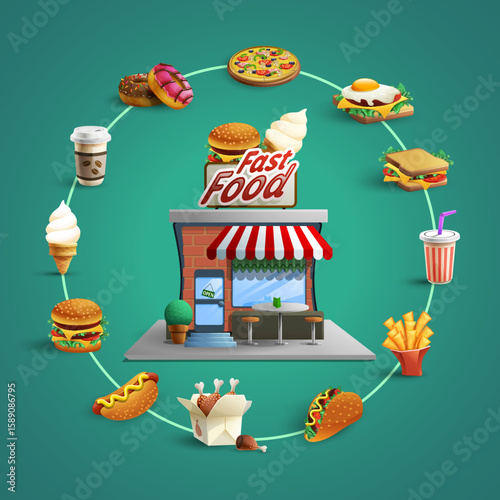 fastfood icons копия