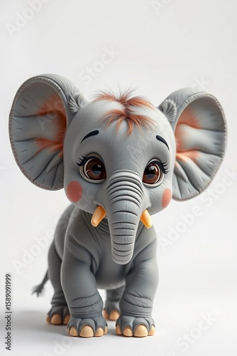  3D Shibi-Elefantenbaby
