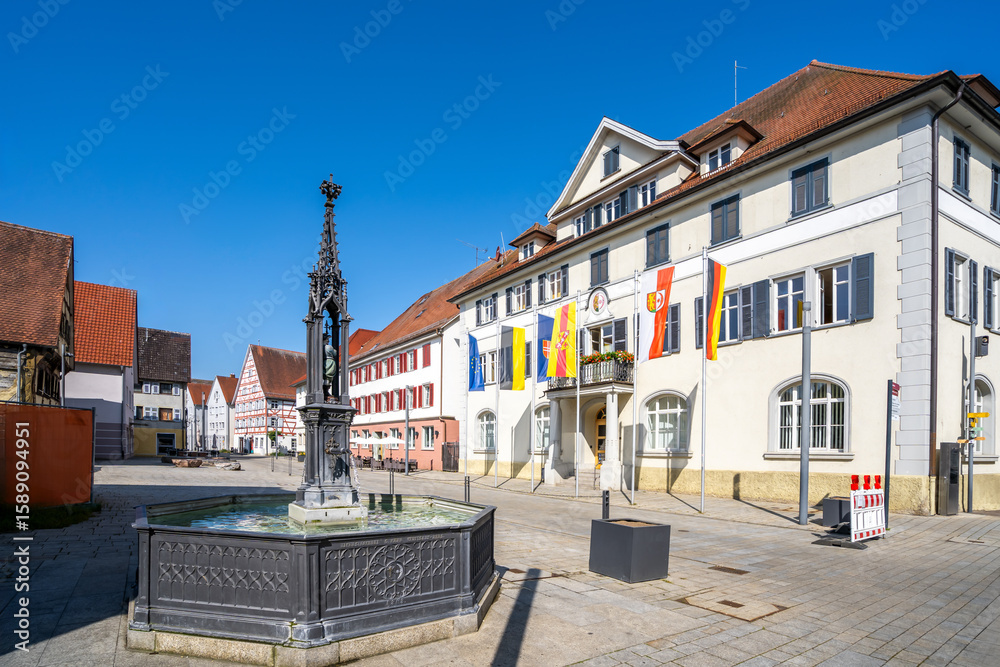 Obraz premium Altstadt, Mengen, Baden Wuerttemberg, Deutschland 