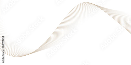 Premium abstract background design with wave line pattern texture in luxury pastel color