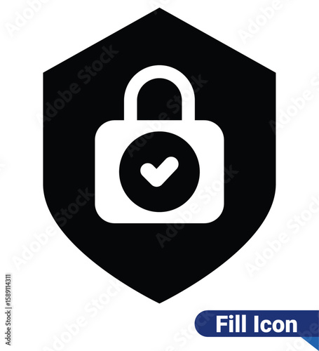 Cyber Attack Flat Fill Vector for Cybersecurity and Network Protection