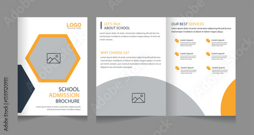 Study ‍admission abroad brochure design banner design. higher education social media post banner design set. school admission promotion banner. school admission template for social media ad.