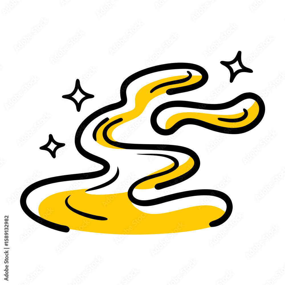 Fototapeta premium Stream Icon
