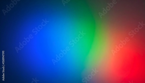 Colorful abstract background blending red green and blue lights