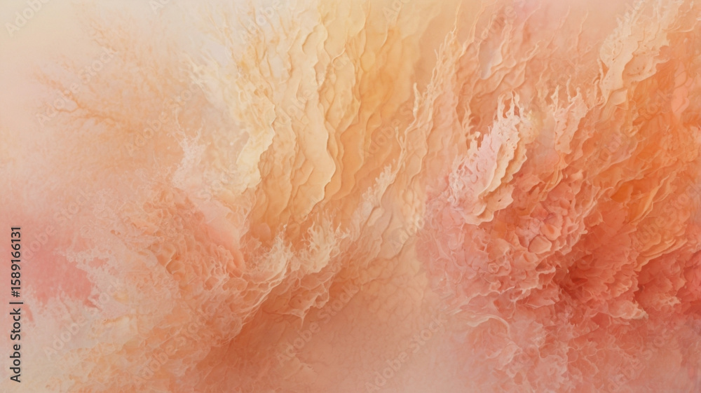 Fototapeta premium Dreamy Abstract Grainy Gradient in Soft Coral and Pink Tones