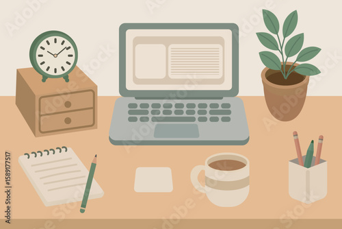 Minimalist Home Office Workspace