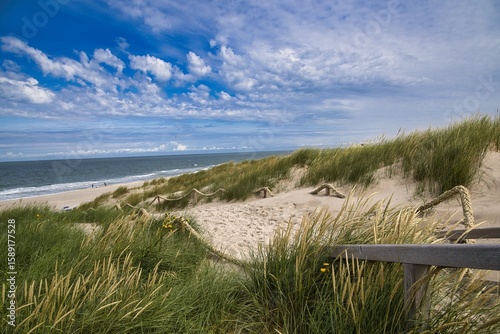 Sylt, Schleswig-Holstein, Nordsee, Weg zum Strand bei Kampen