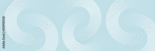 Modern abstract background. Glossy white gradient circle lines. Minimal geometric pattern. Simple graphic elements. Futuristic concept. Suitable for cover, poster, banner, brochure, eps10.
