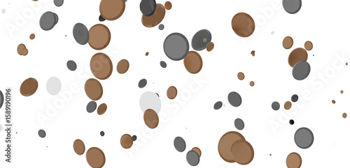 Sky confetti flying in the ...