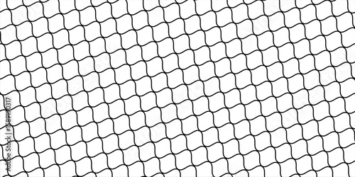 Mesh texture for fishing nets. Seamless pattern for sportswear or soccer goal, volleyball net, basketball hoop, hockey, athletics. Abstract net background for sports.