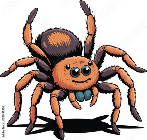 Wolf Spider with a bold and quirky personality