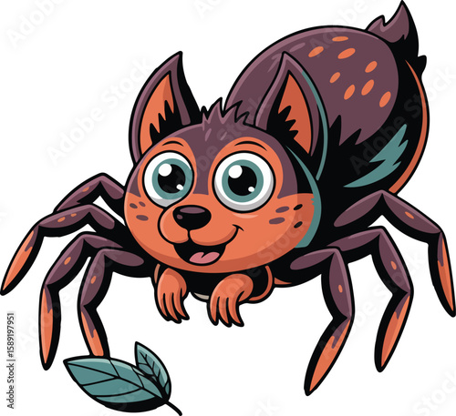 Wolf Spider with a bold and quirky personality
