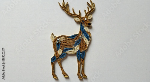 Quilled Reindeer Ornament