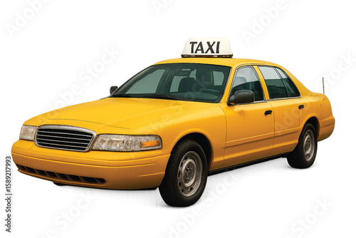 yellow taxi car