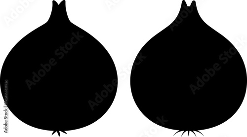 Onion vector art, onion art, onion vector art design, Vector of modern onion art, onions isolated